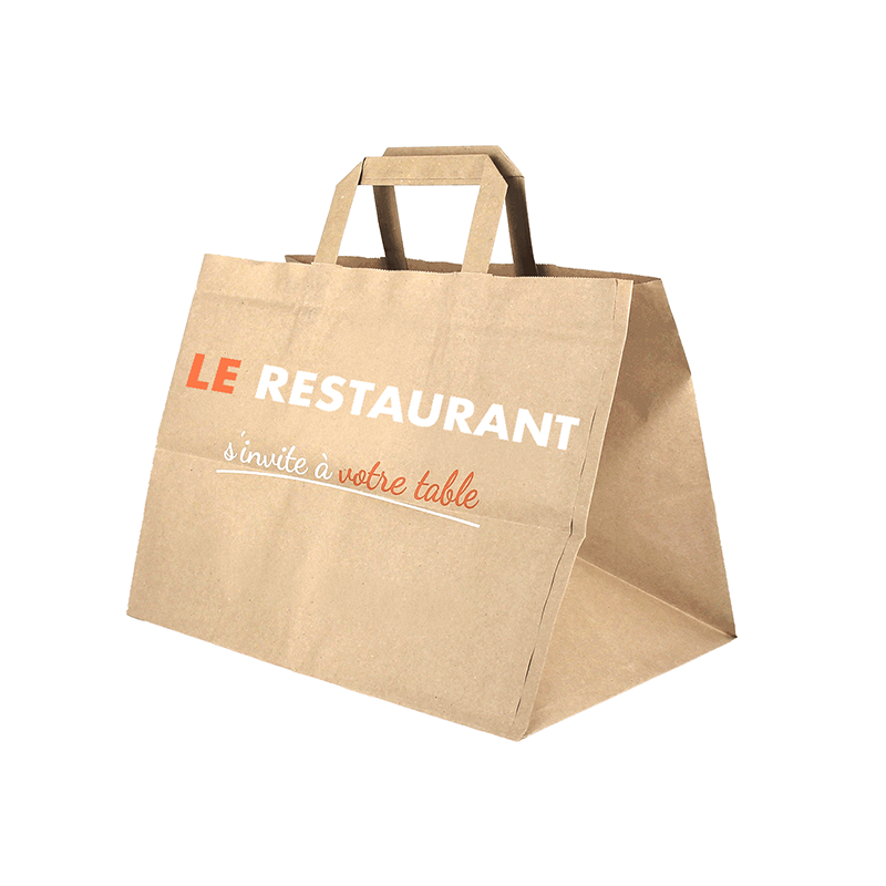 Sac cabas papier personnalisé Le Restaurant