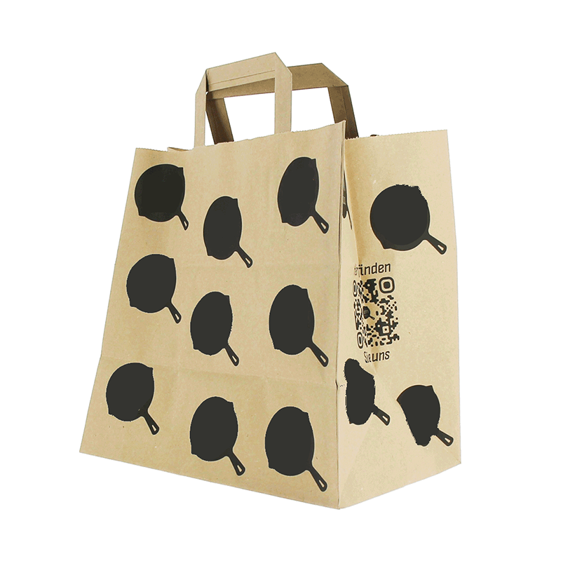 Sac cabas papier personnalisé, restauration